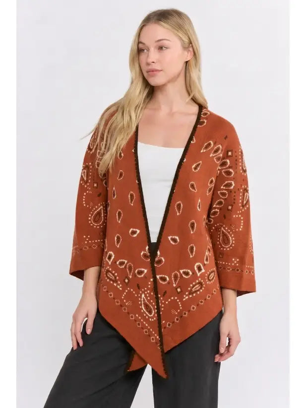 Bandana Kimono Cardigan