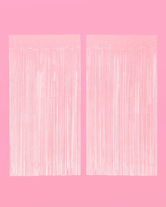 PINK MATTE CURTAIN PARTY DECOR