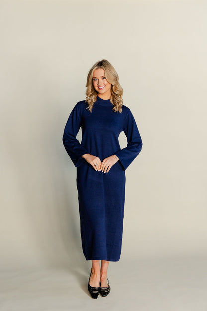 Mock Neck Sweater Dress