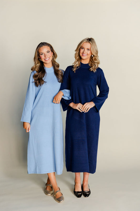 Mock Neck Sweater Dress