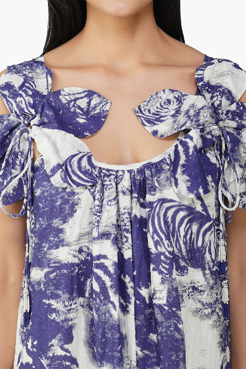 Jungle Print Maxi Dress