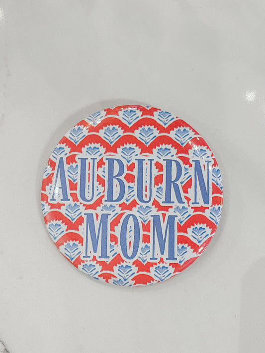 Auburn Mom Gameday Button