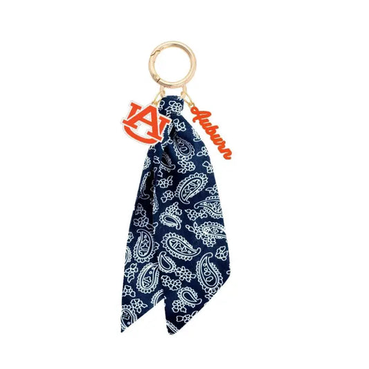 Auburn Tigers Bandana Bag Charm