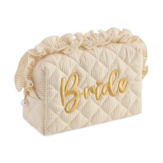 Ruffle Bride Large Pouch