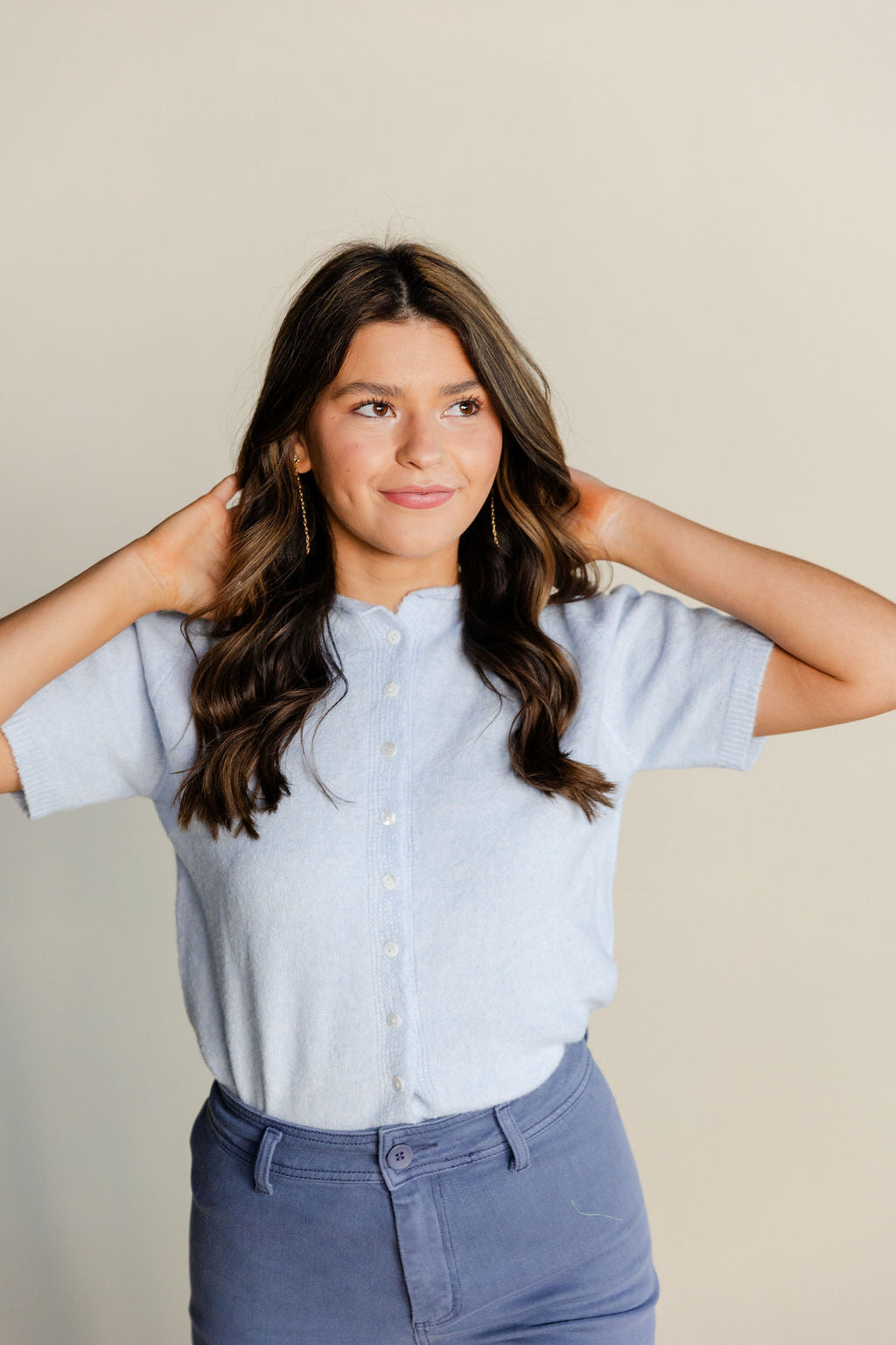 Short Sleeve Light Weight Cardigan