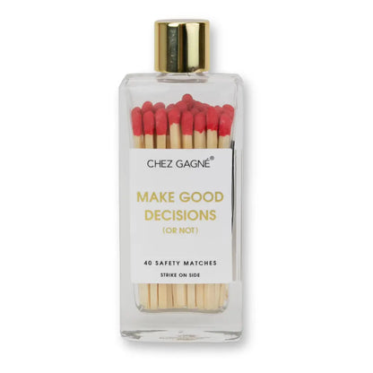 GLASS BOTTLE MATCHES