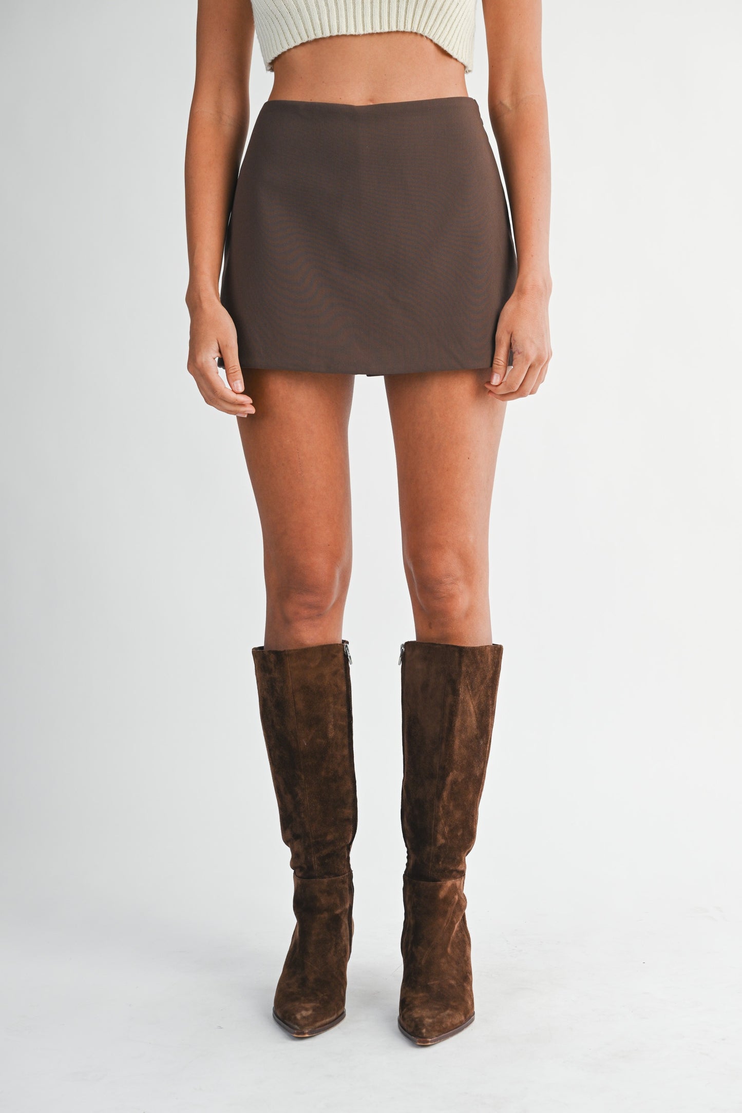 High Waist Mini Skort