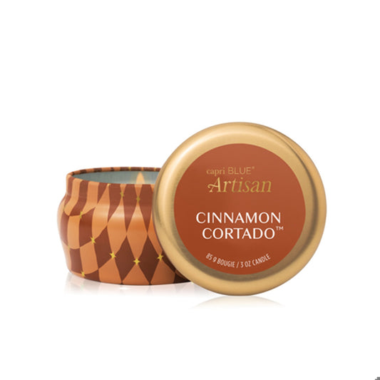 Cinnamon Cortado Artisan Winter Bazaar Mini Tin 3 oz