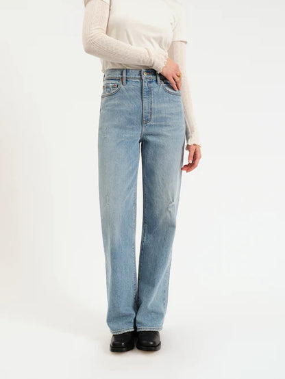 City Straight High Rise Jeans