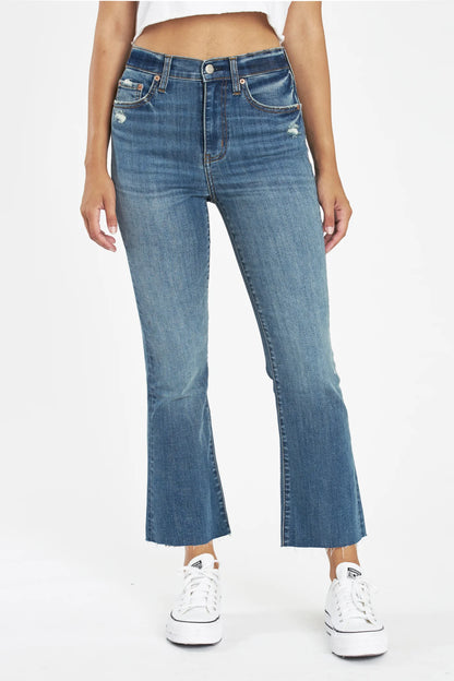 SHY GIRL HIGH RISE CROP FLARE