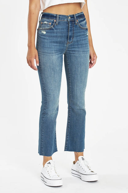 SHY GIRL HIGH RISE CROP FLARE