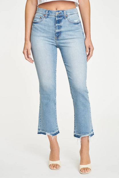 SHY GIRL HIGH RISE CROP FLARE