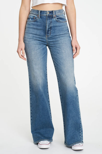 FAR OUT HIGH RISE WIDE LEG JEAN