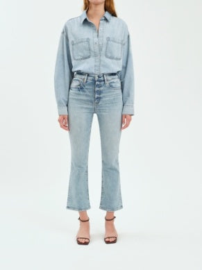 SHY GIRL HIGH RISE CROP FLARE