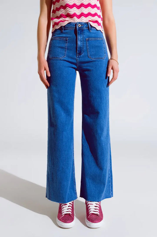 Straight Leg Front Pocket Jean