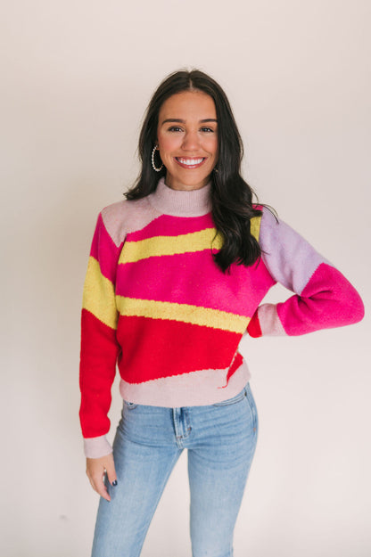 ABSTRACT PATTERN SWEATER