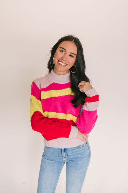 ABSTRACT PATTERN SWEATER