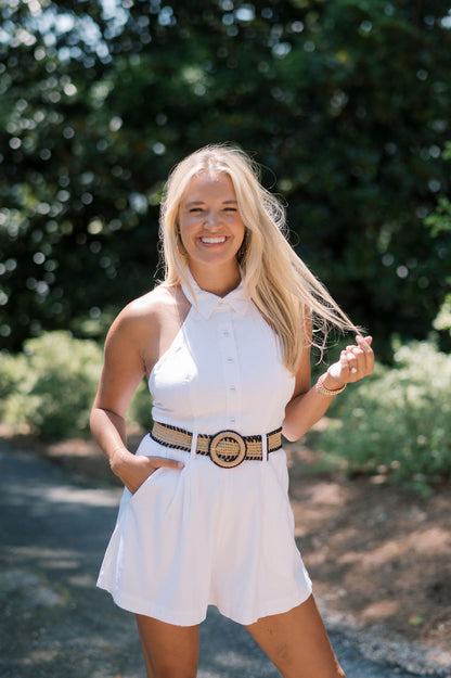 BUTTON DOWN ROMPER