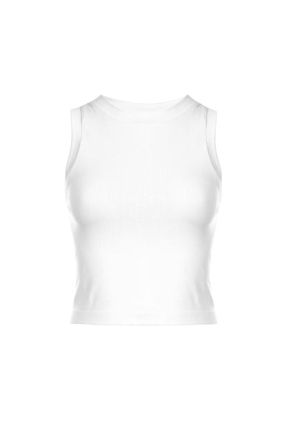 SMOOTH CROPPED SEAMLESS MUSCLE TANK
