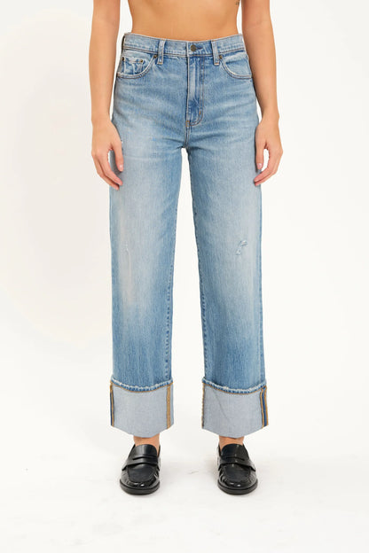 Eastside Loose High Rise Cuff Jean
