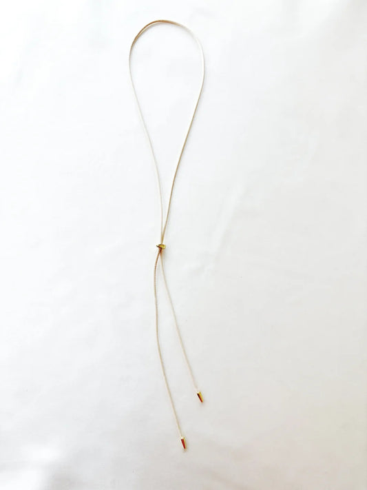 Honey Haze Lariat Necklace
