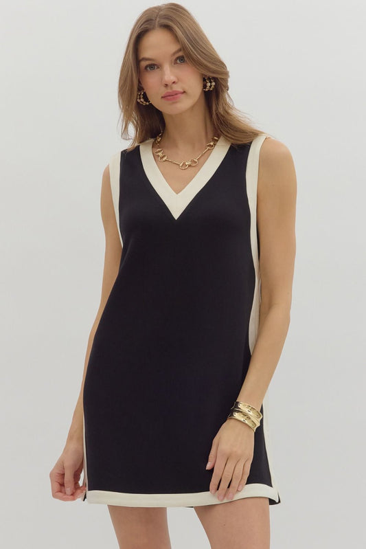 Varsity Mini Pullover Dress