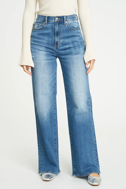 FAR OUT HIGH RISE WIDE LEG JEAN