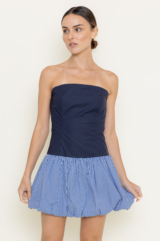Balloon Skirt Mini Dress