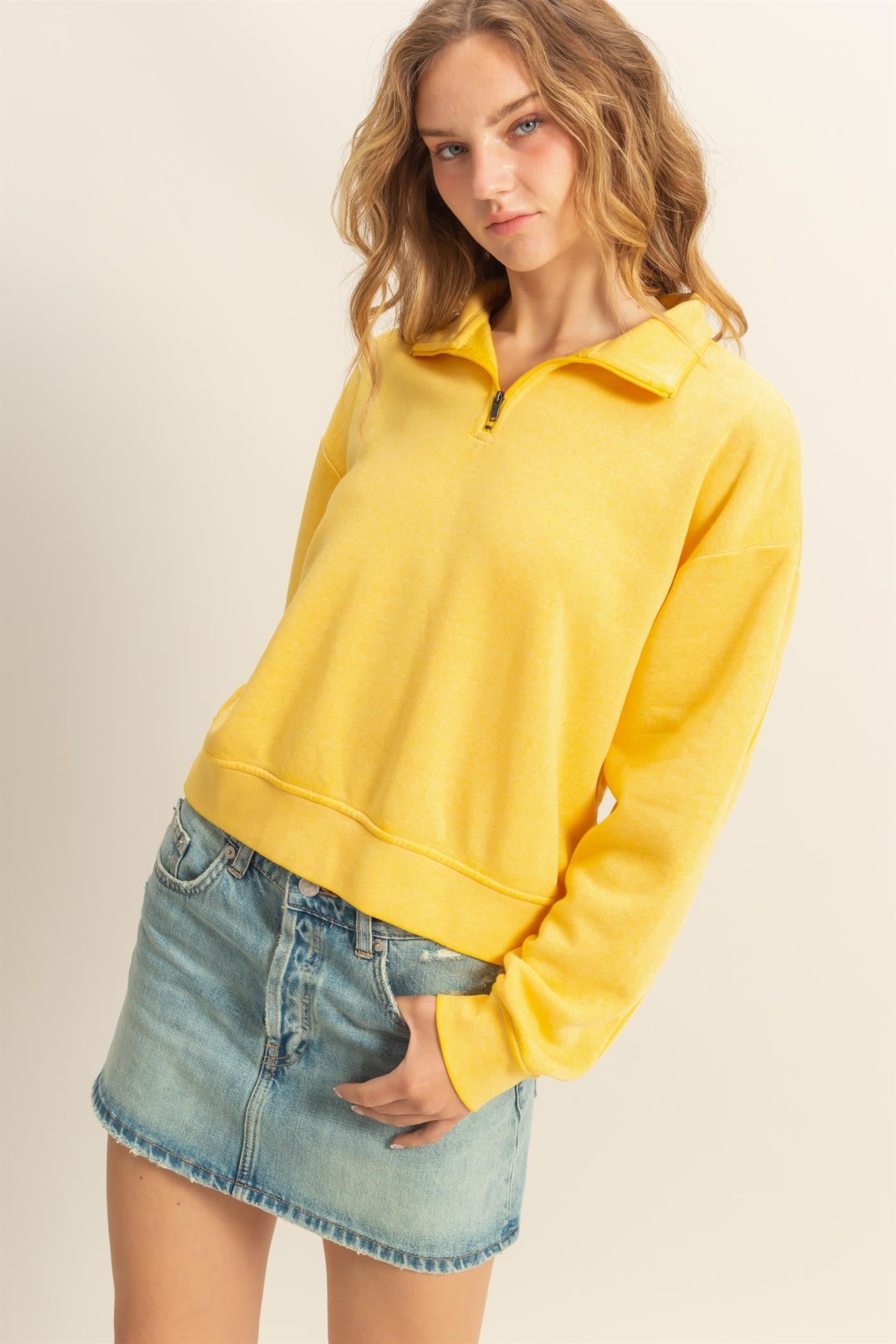 Quarter Zip Sweatshirt