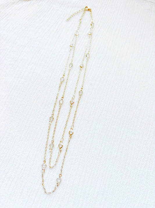 City Chick Double Layer Necklace