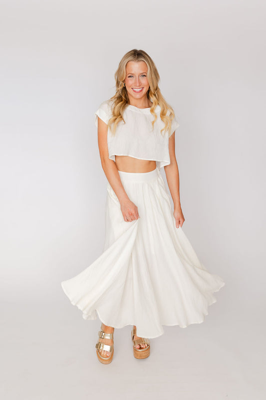 Flowy Midi Skirt