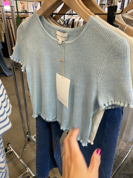 Ribbed Crop Tops