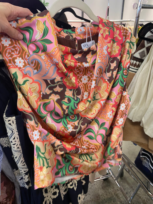 Garden Party Satin Top