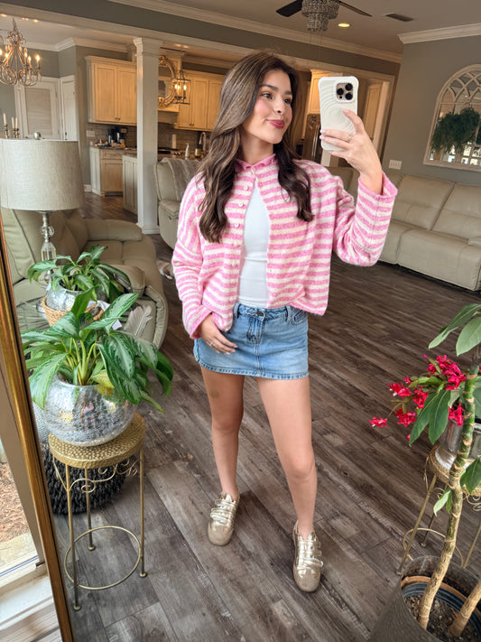Piper Striped Cardigan