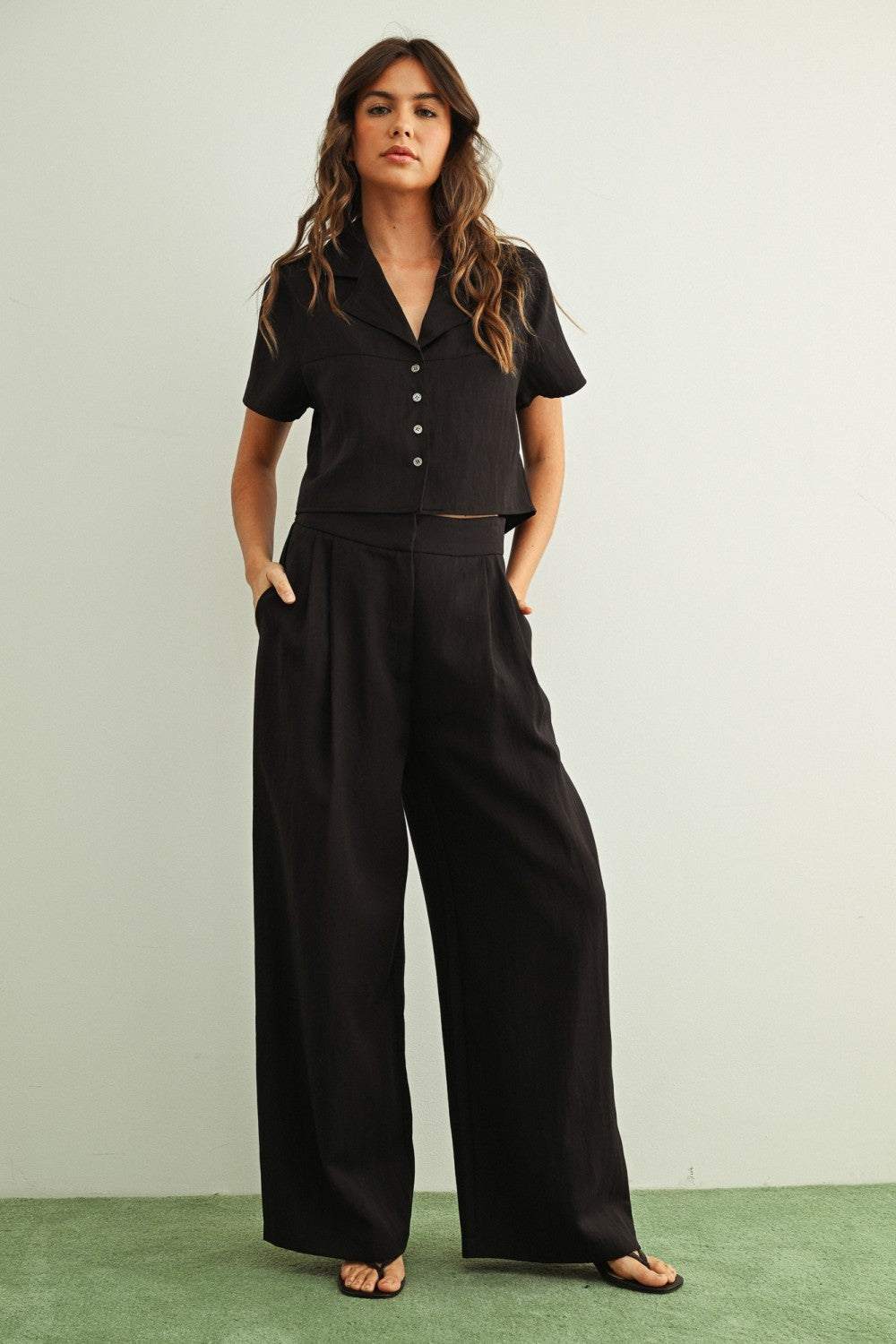 Soft Wide Leg Trouser