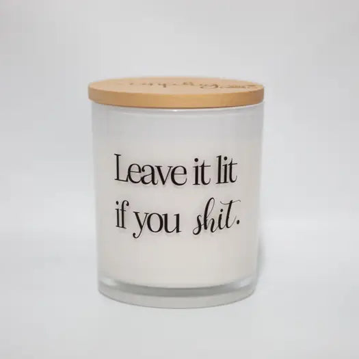 LEAVE IT LIT BATHROOM SOY CANDLE
