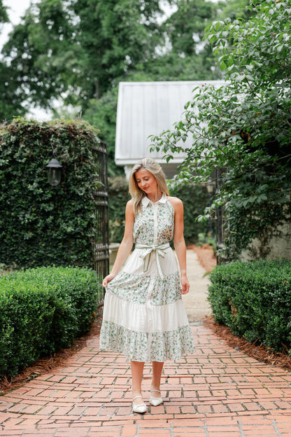 Bailee Blair Halter Shirt & Skirt Set