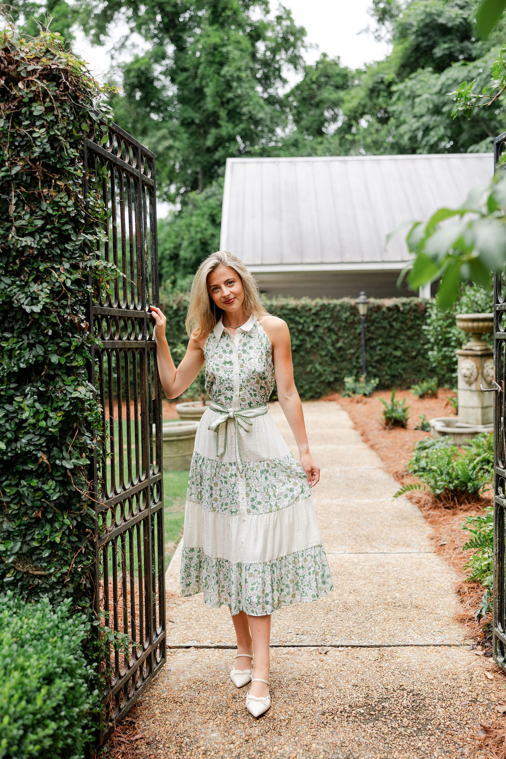 Bailee Blair Halter Shirt & Skirt Set