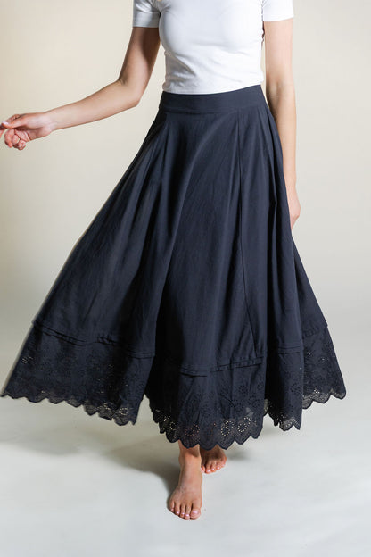 Flare Midi Skirt