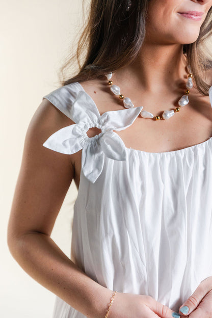 Embroidered Floral Detail Maxi Dress