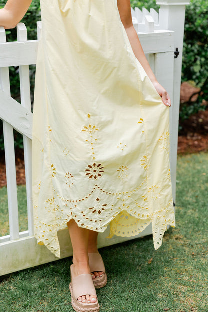 Embroidered Flowy Dress