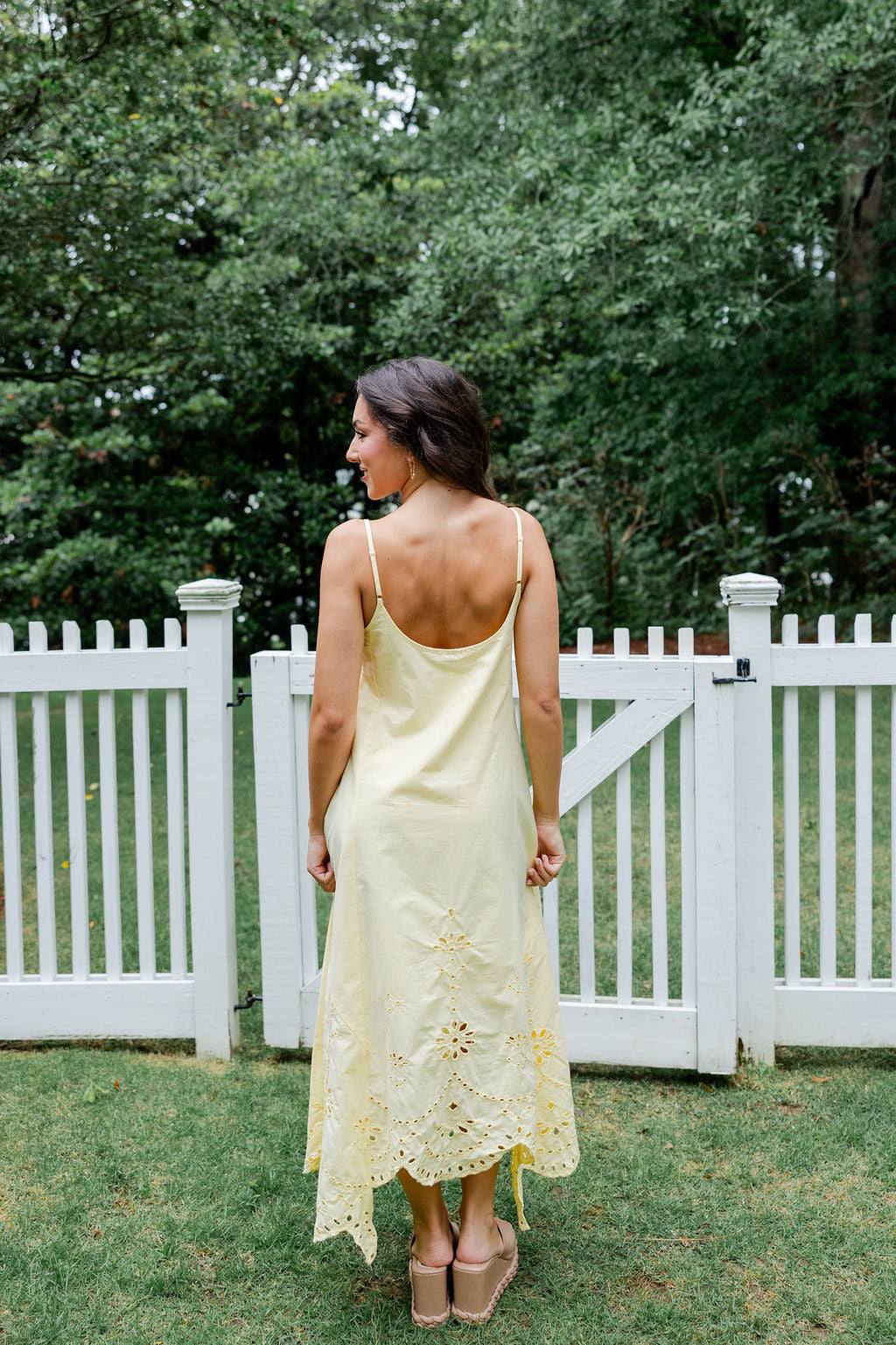 Embroidered Flowy Dress
