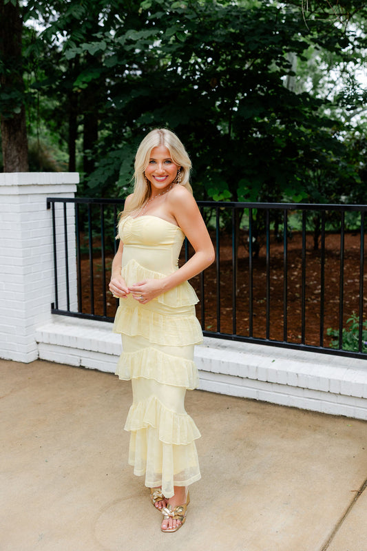 Sunshine Tier Maxi Dress