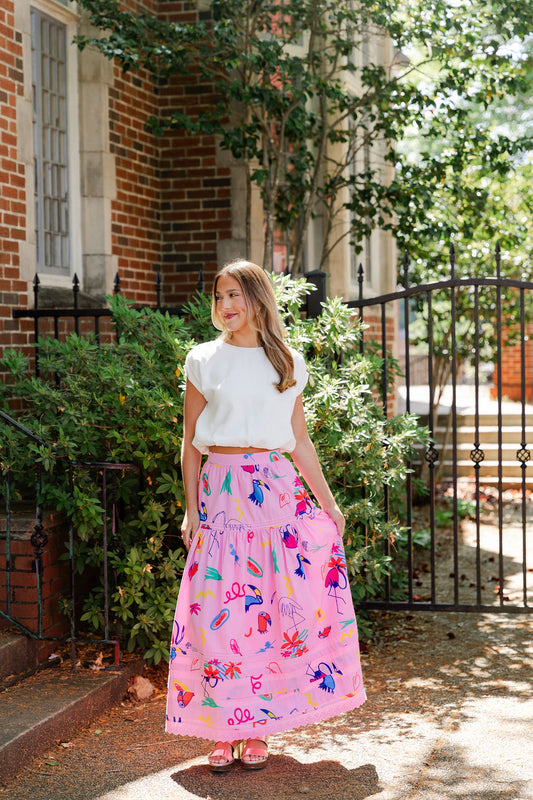 Artist Tier Maxi Skirt