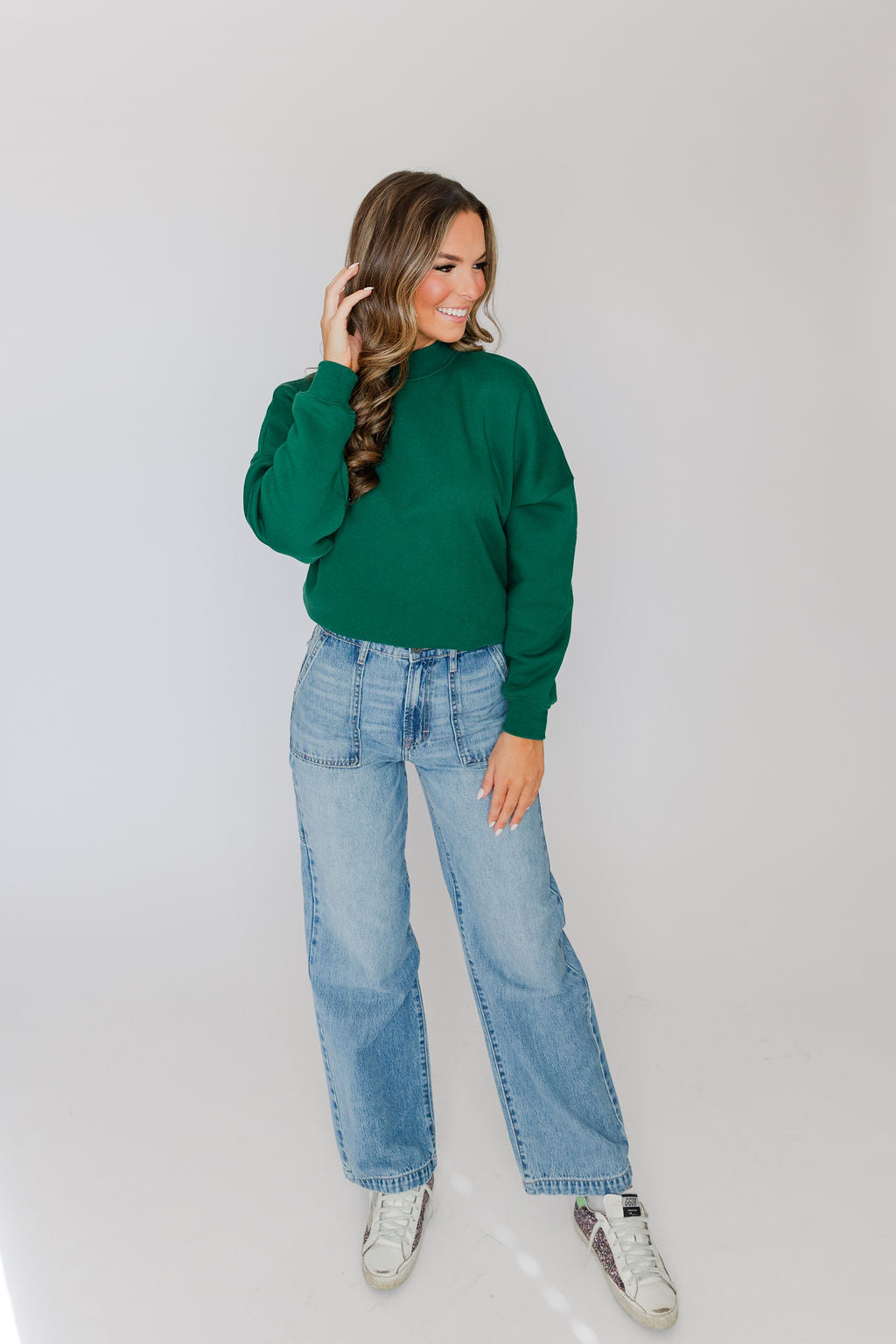 MOCK NECK SWEATER