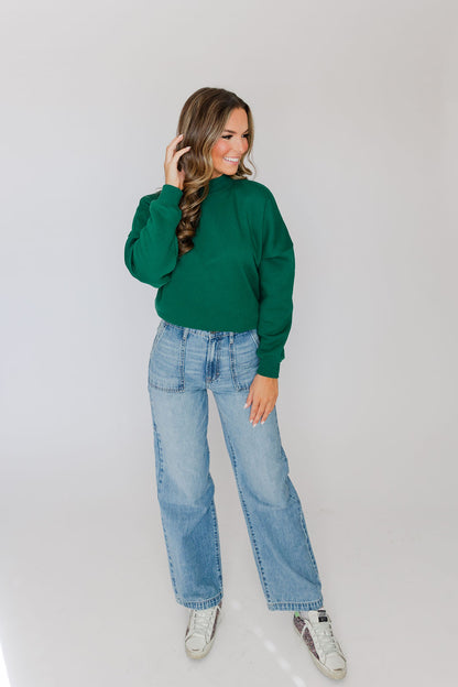 MOCK NECK SWEATER