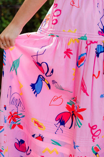Artist Tier Maxi Skirt