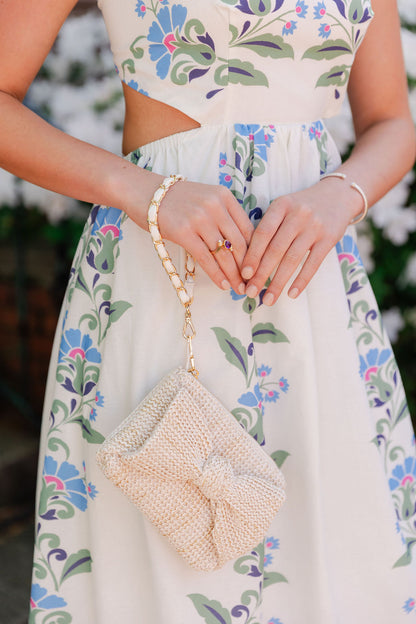 Floral Cut Out Midi Dress