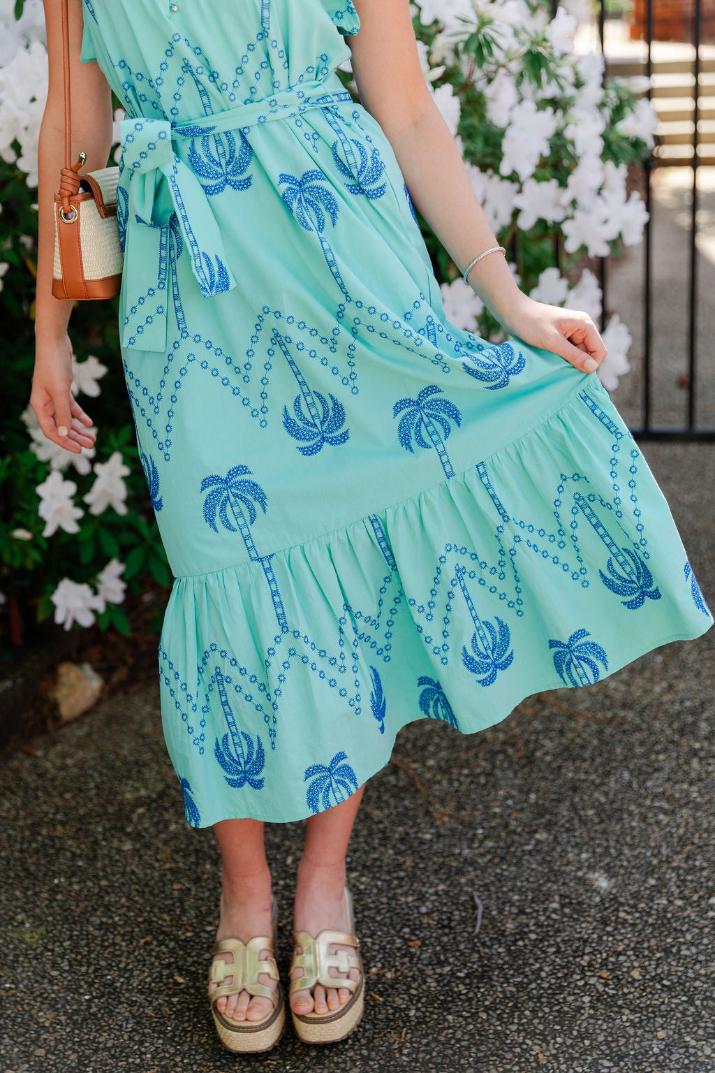 Ruffle Sleeve Floral Dress