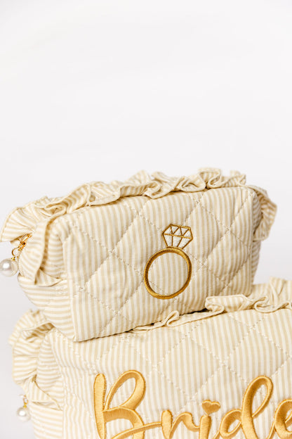 Ruffle Bling Small Pouch